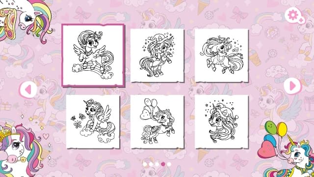 我可爱的独角兽-着色书My Cute Unicorns - Coloring Book-v1.0.0-中文60帧 image 3